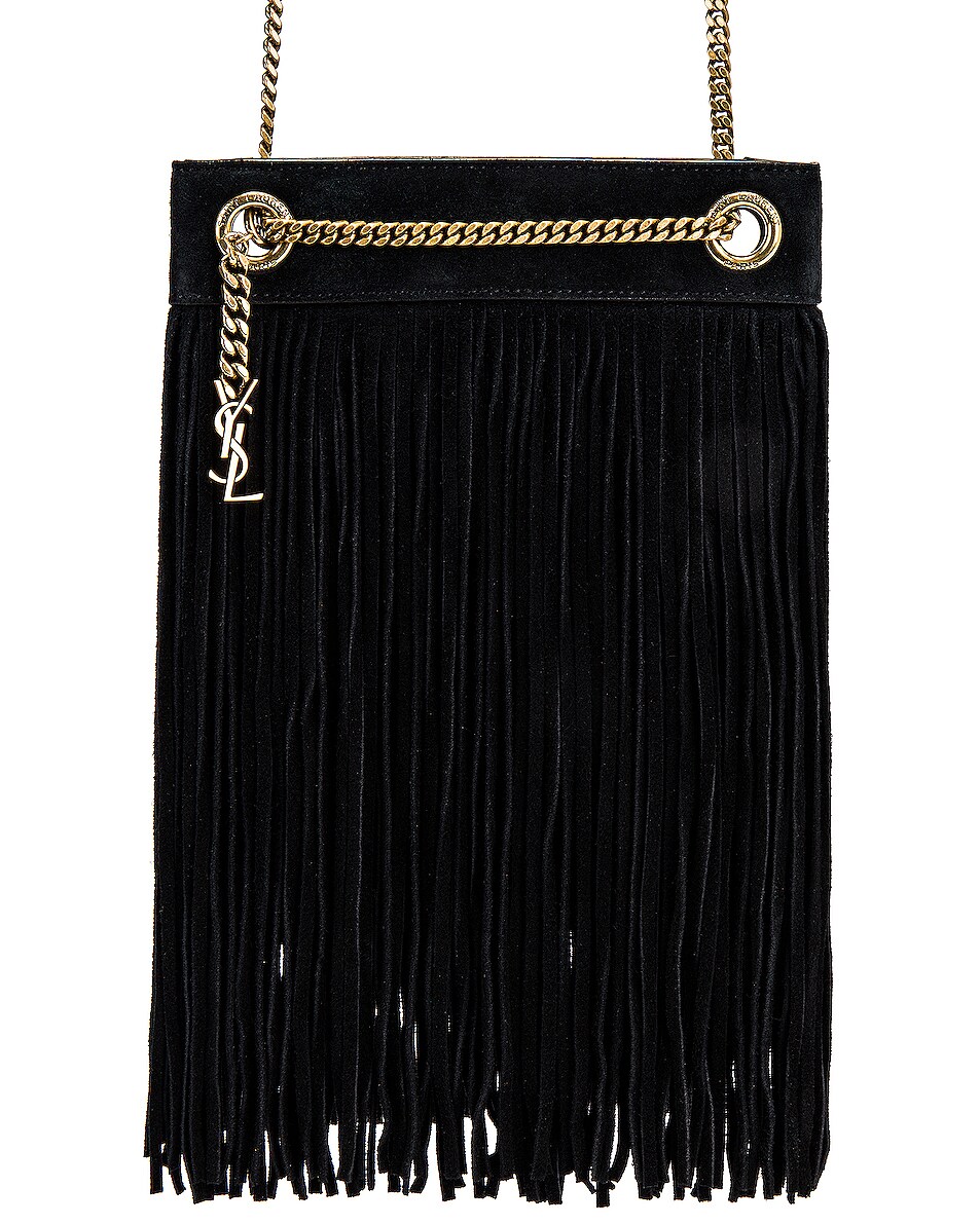 Image 1 of Saint Laurent Small Grace Chain Bag in Nero