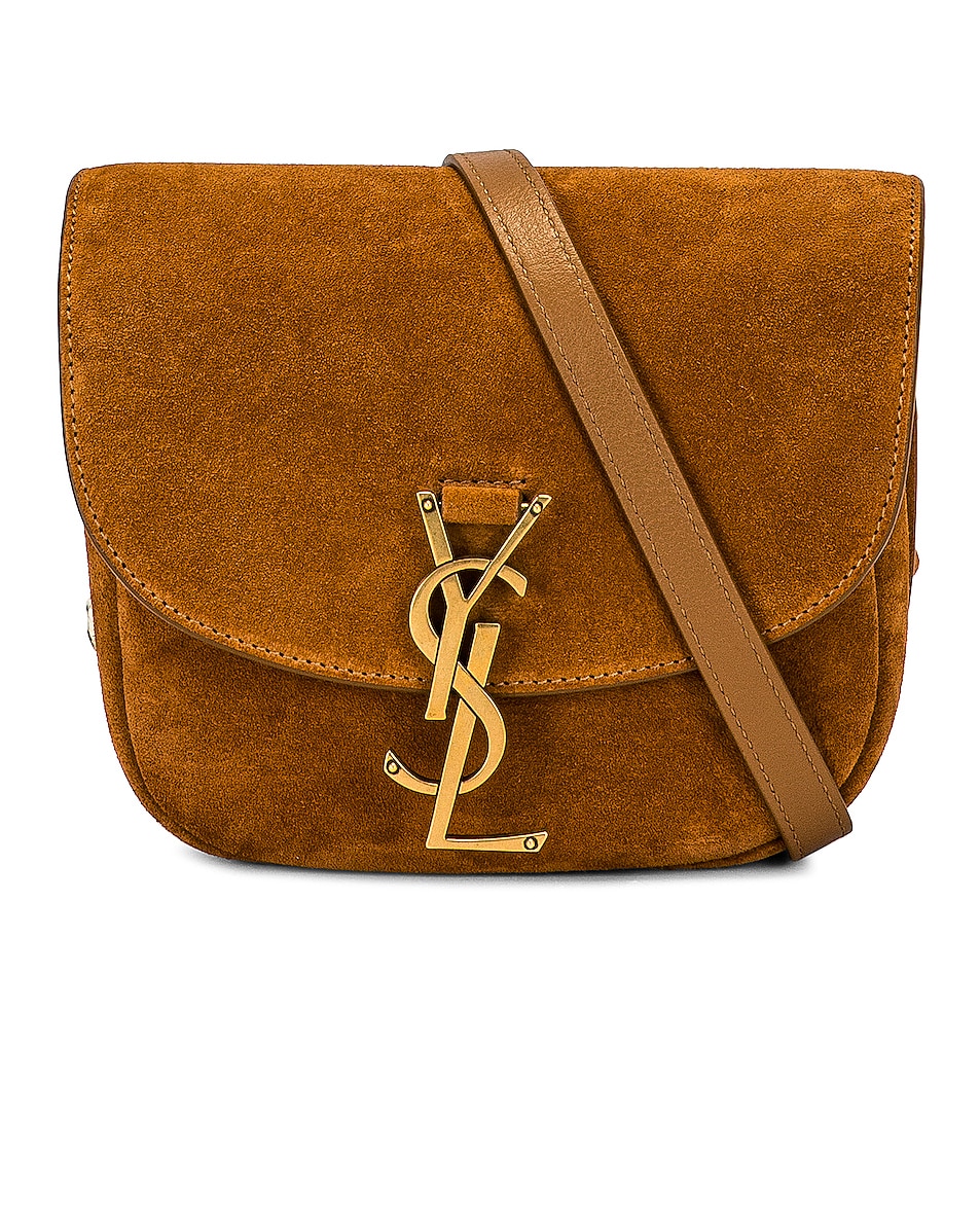 Saint Laurent Small Kaia Satchel Bag in Cinnamon | FWRD