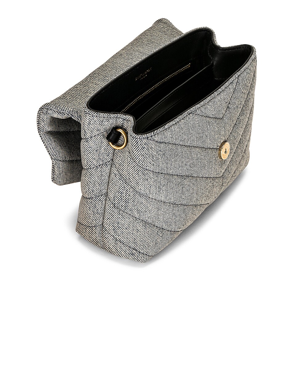 Saint Laurent Toy Loulou Crossbody Bag in Denim Azur & Light Azur FWRD