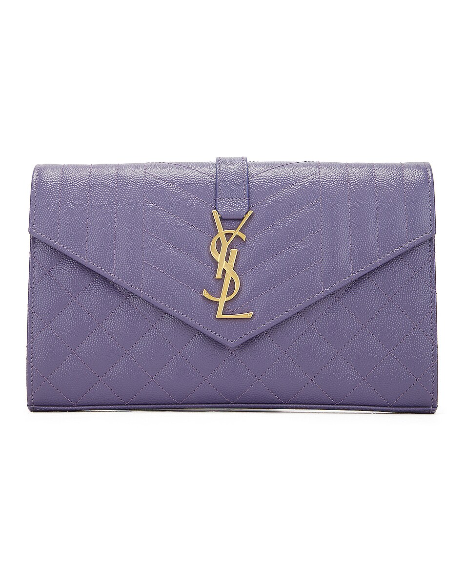 Image 1 of Saint Laurent Chain Wallet on Chain Bag in Mauve