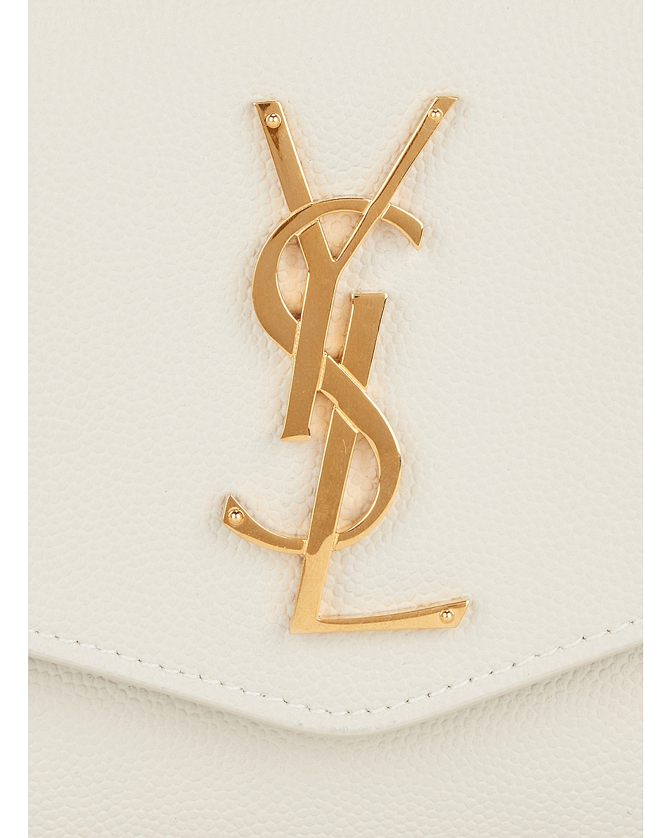 Saint Laurent Flap Bag in Crema Soft FWRD