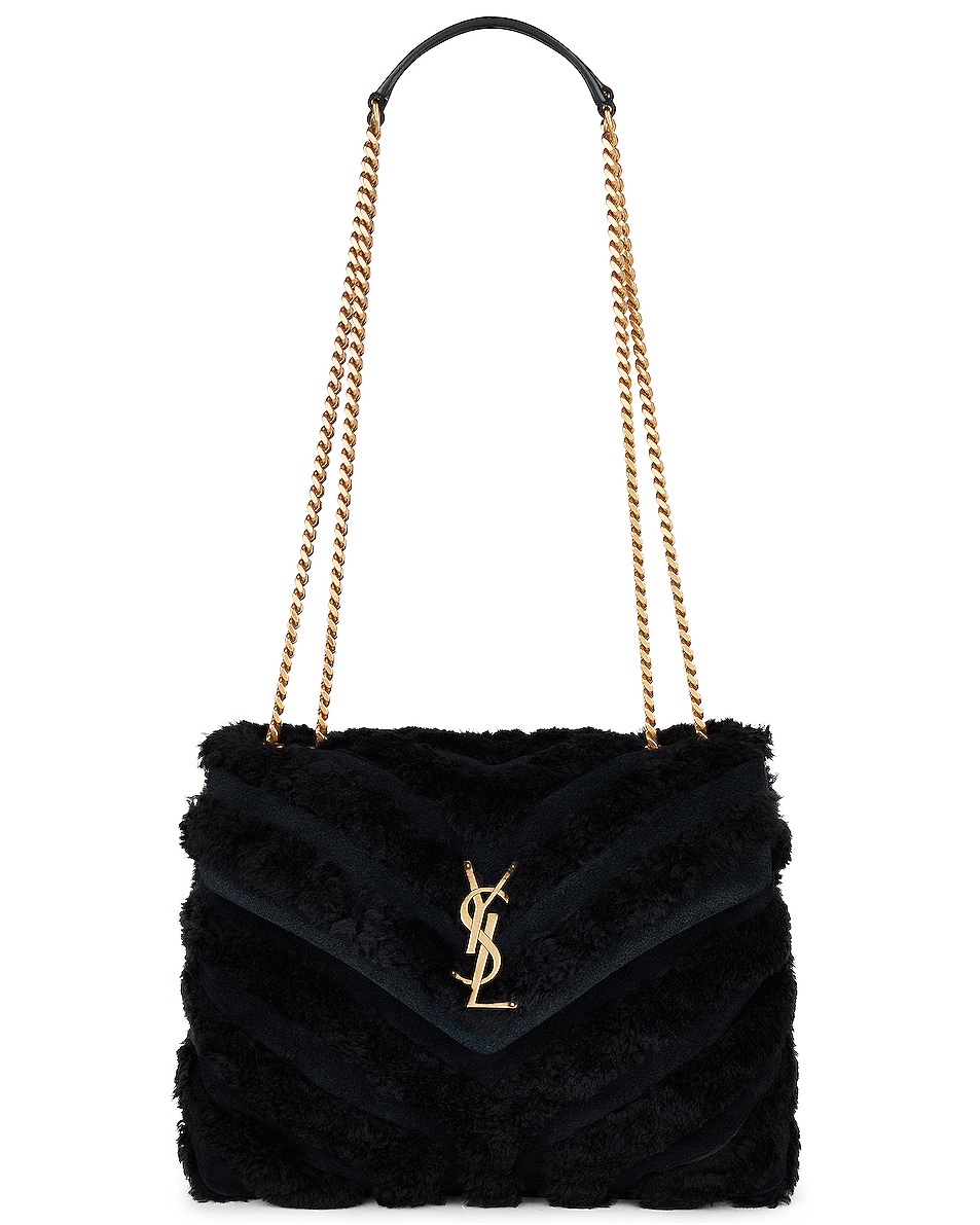 Image 1 of Saint Laurent Small Loulou Bag in Nero