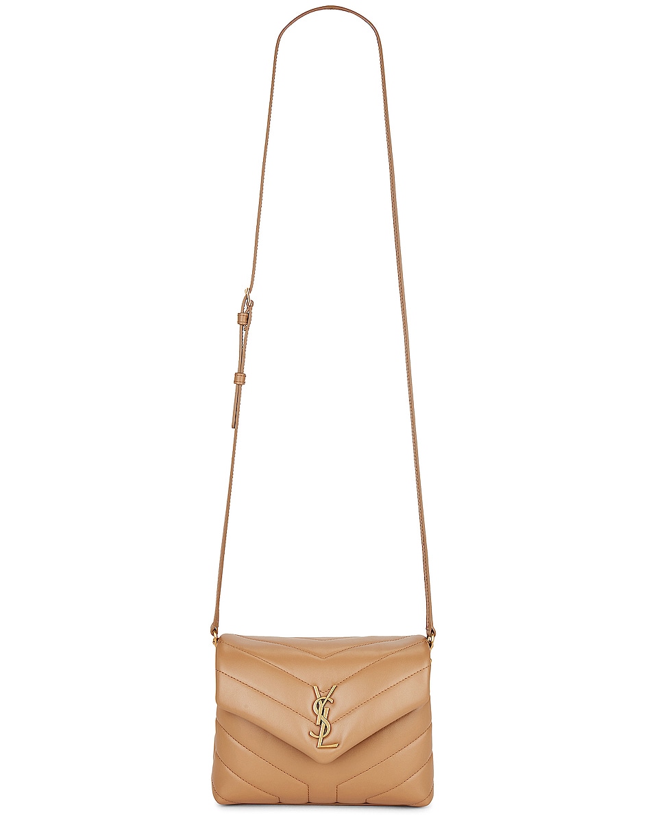 Saint Laurent Toy Loulou Bag in Natural Tan | FWRD