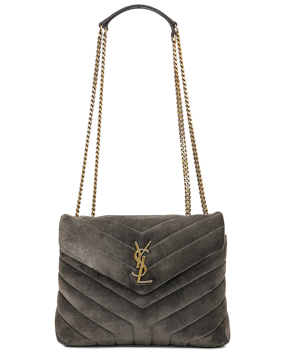 Image 1 of Saint Laurent Small Loulou Chain Bag in Storm