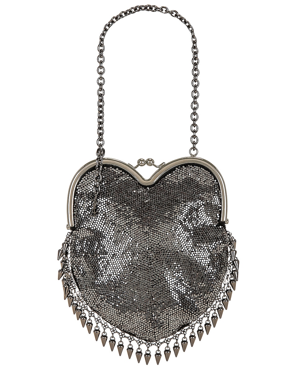 Image 1 of Saint Laurent Mini Heart Bag in Dark Rutenio
