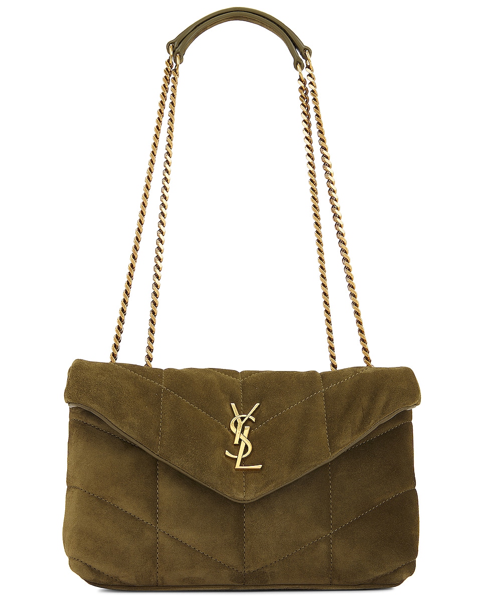 Image 1 of Saint Laurent Toy Puffer Bag in Loden Green