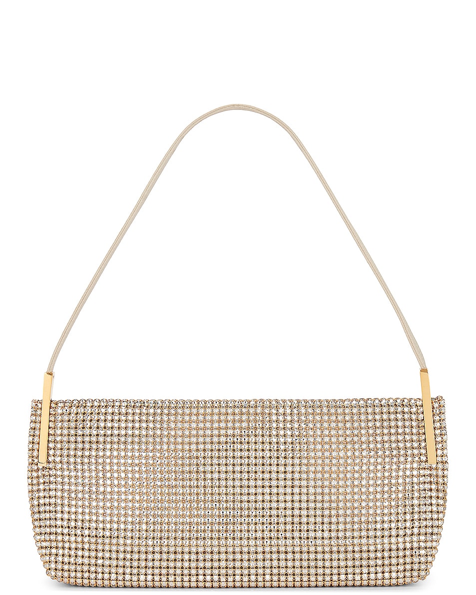 Image 1 of Saint Laurent Small Suzanne Shoulder Bag in Crystal Silver Shade