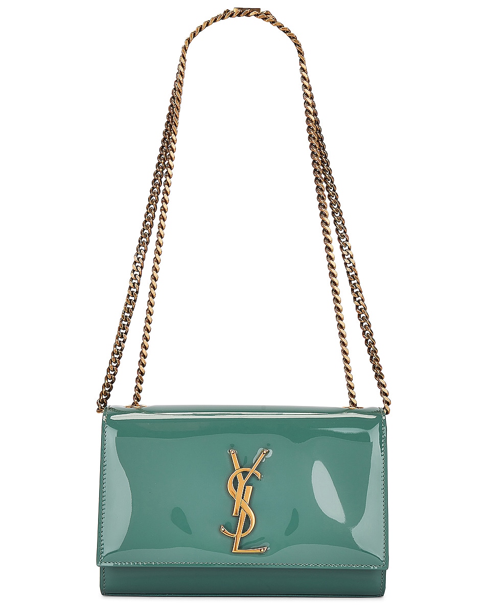 Image 1 of Saint Laurent Small Kate Chain Bag in Vintage Sage