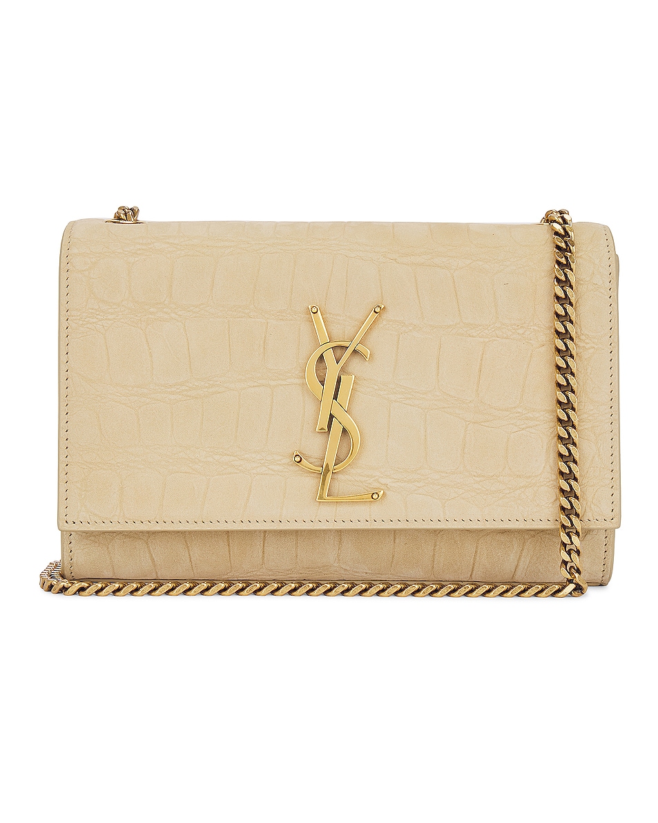Image 1 of Saint Laurent Small Kate Chain Bag in Nougat Beige