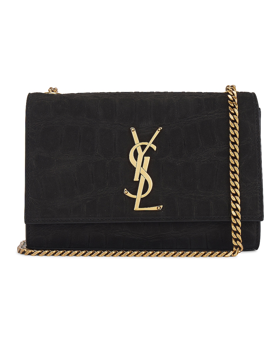Image 1 of Saint Laurent Small Kate Chain Bag in Nero