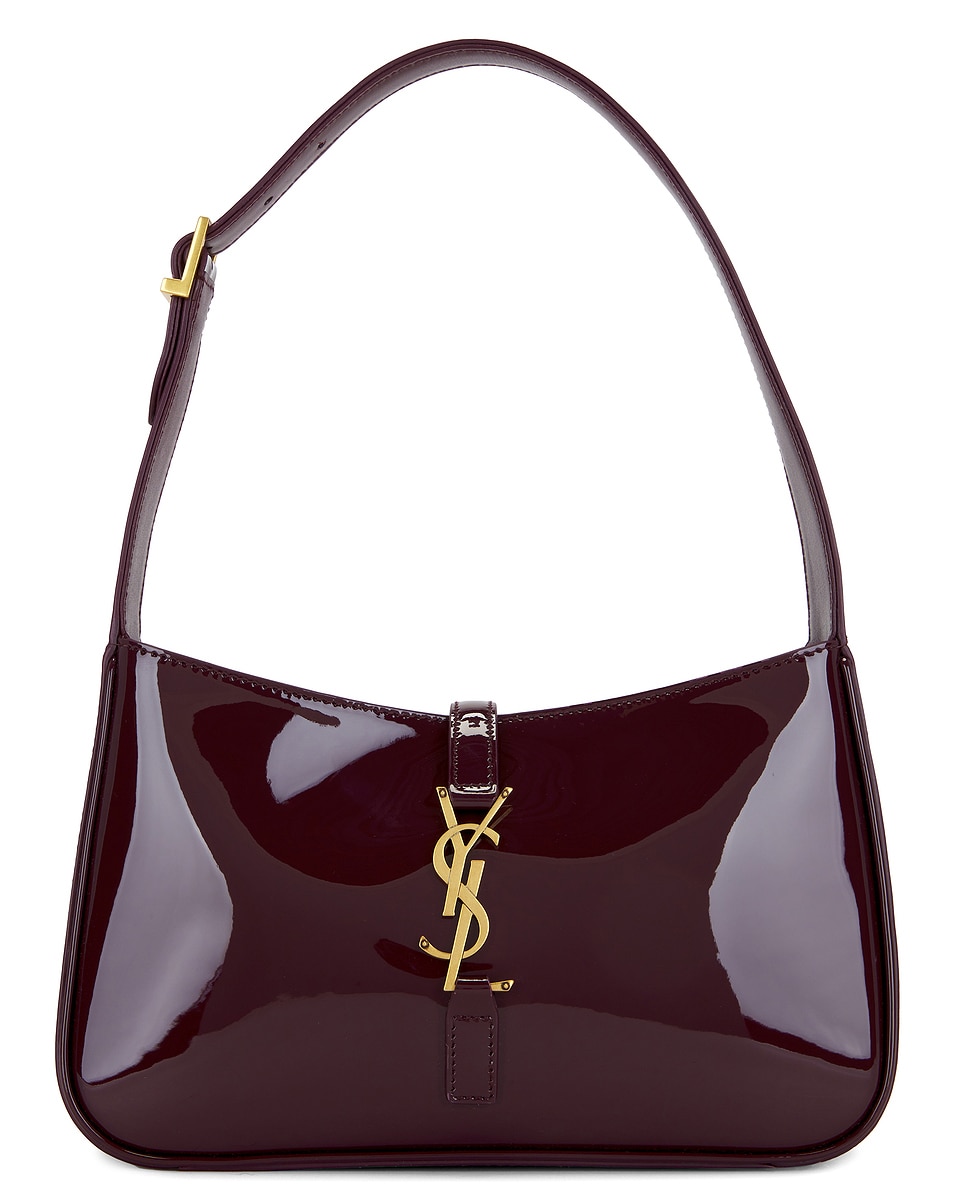 Image 1 of Saint Laurent Le 5 A 7 Shoulder Bag in Dark Red Wine