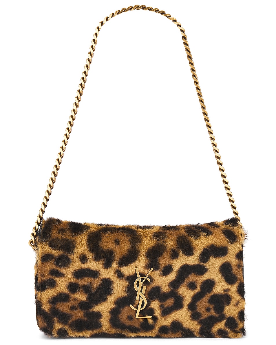 Image 1 of Saint Laurent Mini Kate 99 Chain Bag in Manto Naturale & Nero