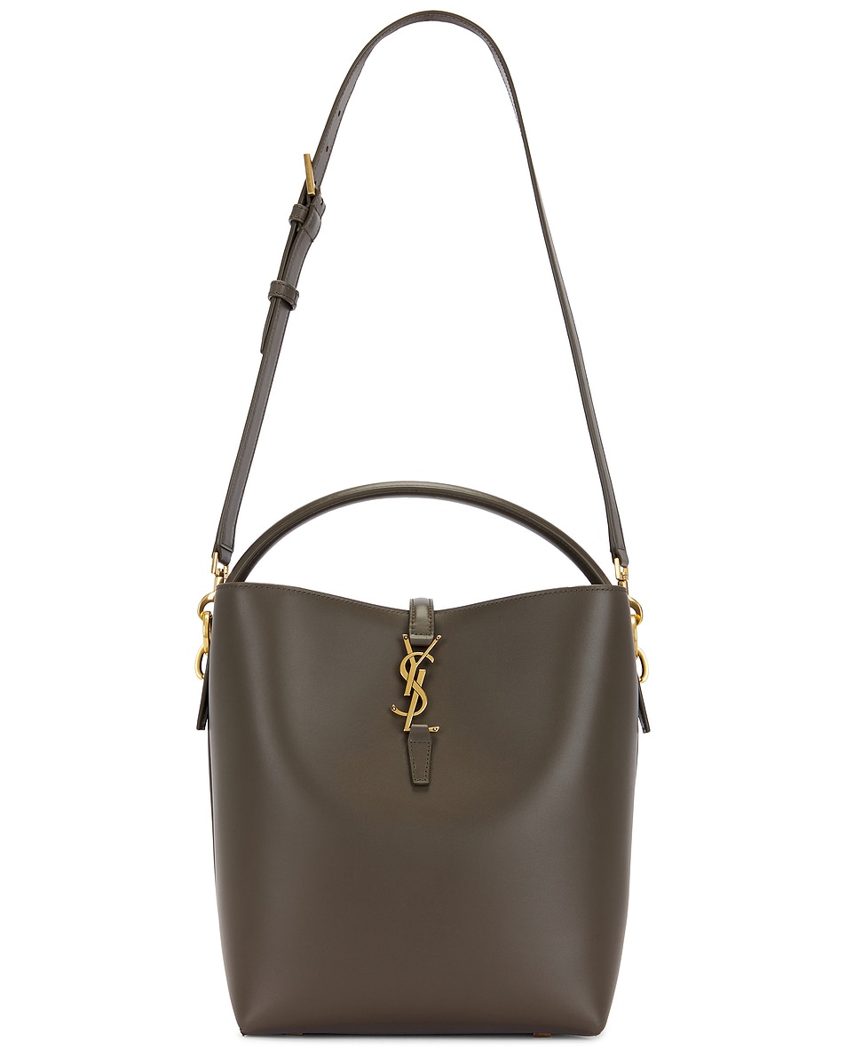 Image 1 of Saint Laurent Le 37 Bucket Bag in Deep Musk