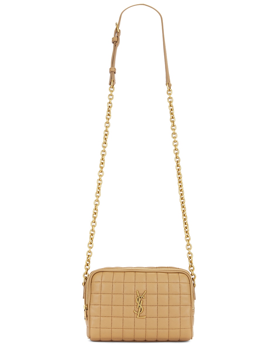 Image 1 of Saint Laurent Mini Camera Bag in Natural Tan