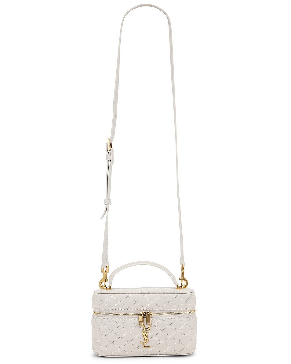 Image 1 of Saint Laurent Mini Vanity Bag in Crema Soft