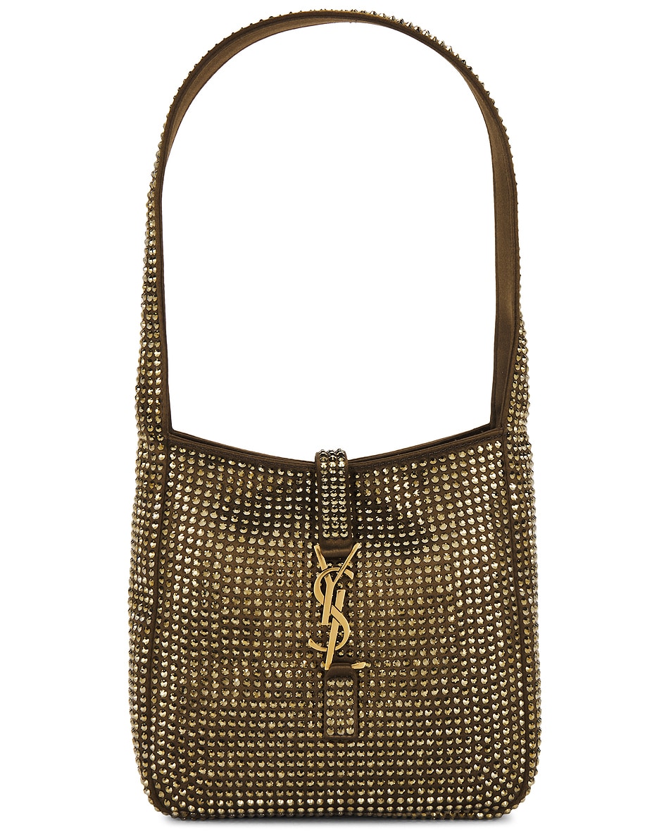 Image 1 of Saint Laurent Mini Le 5 A 7 Supple Shoulder Bag in Havana