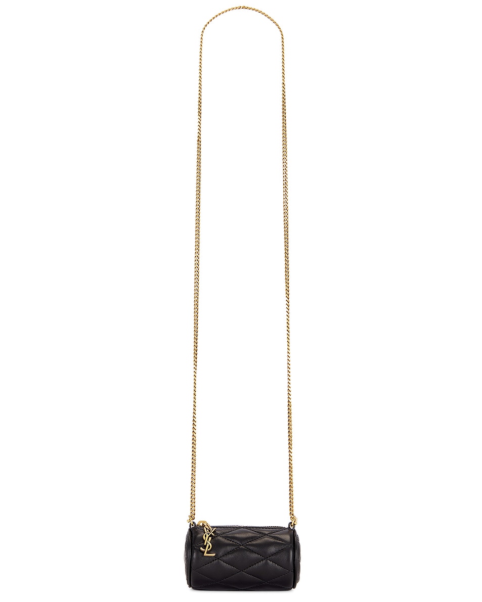 Image 1 of Saint Laurent Mirco Sade Tube Bag in Nero