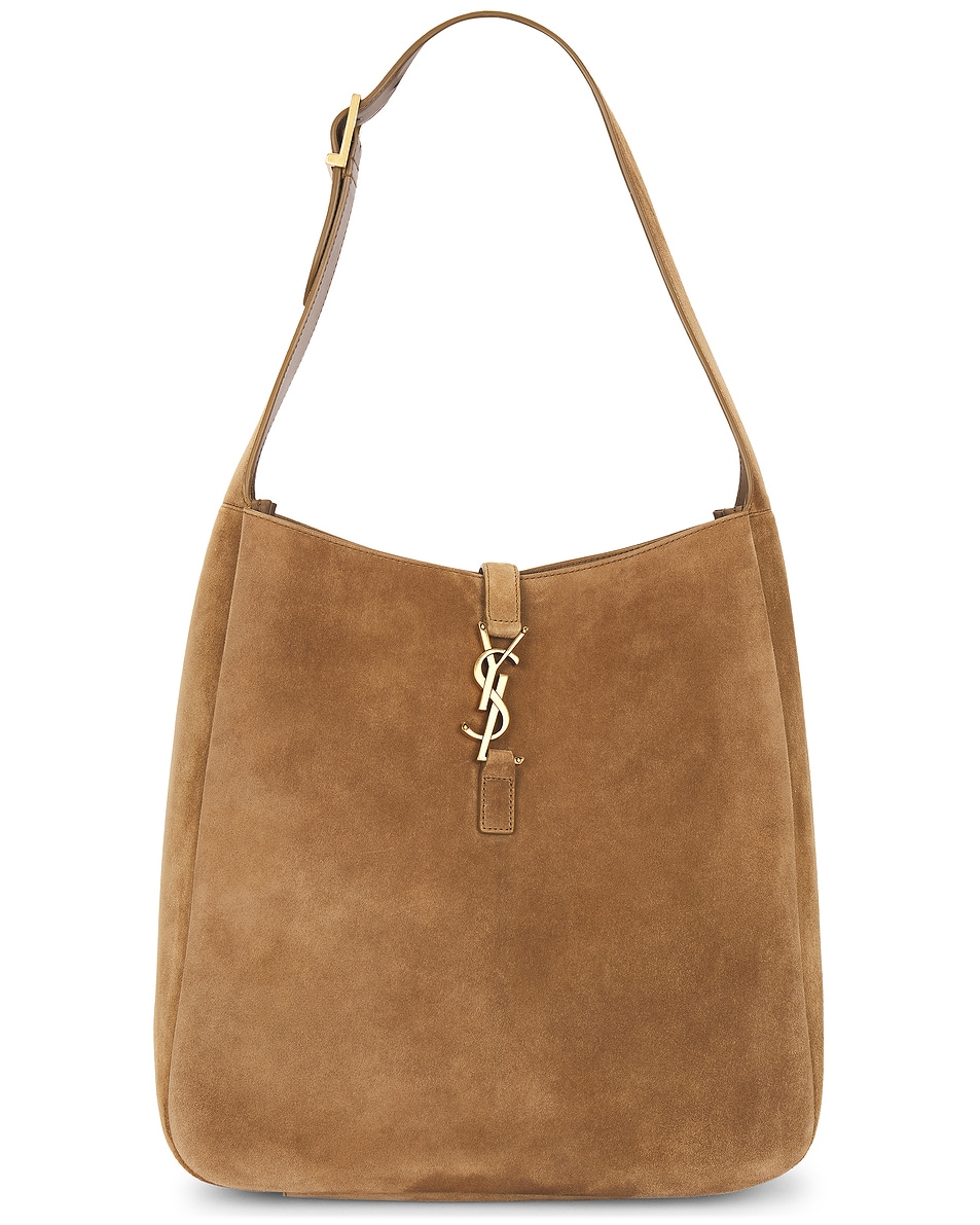 Image 1 of Saint Laurent Large Le 5 A 7 Shoulder Bag in Golden Leaf