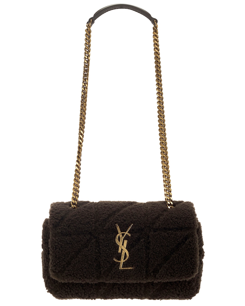 Image 1 of Saint Laurent Small Jamie Chain Bag in Grainy Moss