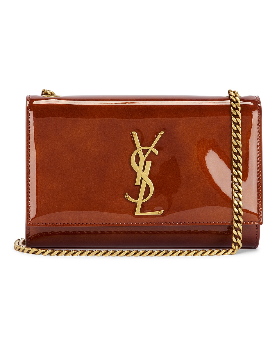 Image 1 of Saint Laurent Small Kate Chain Bag in Baby Brown