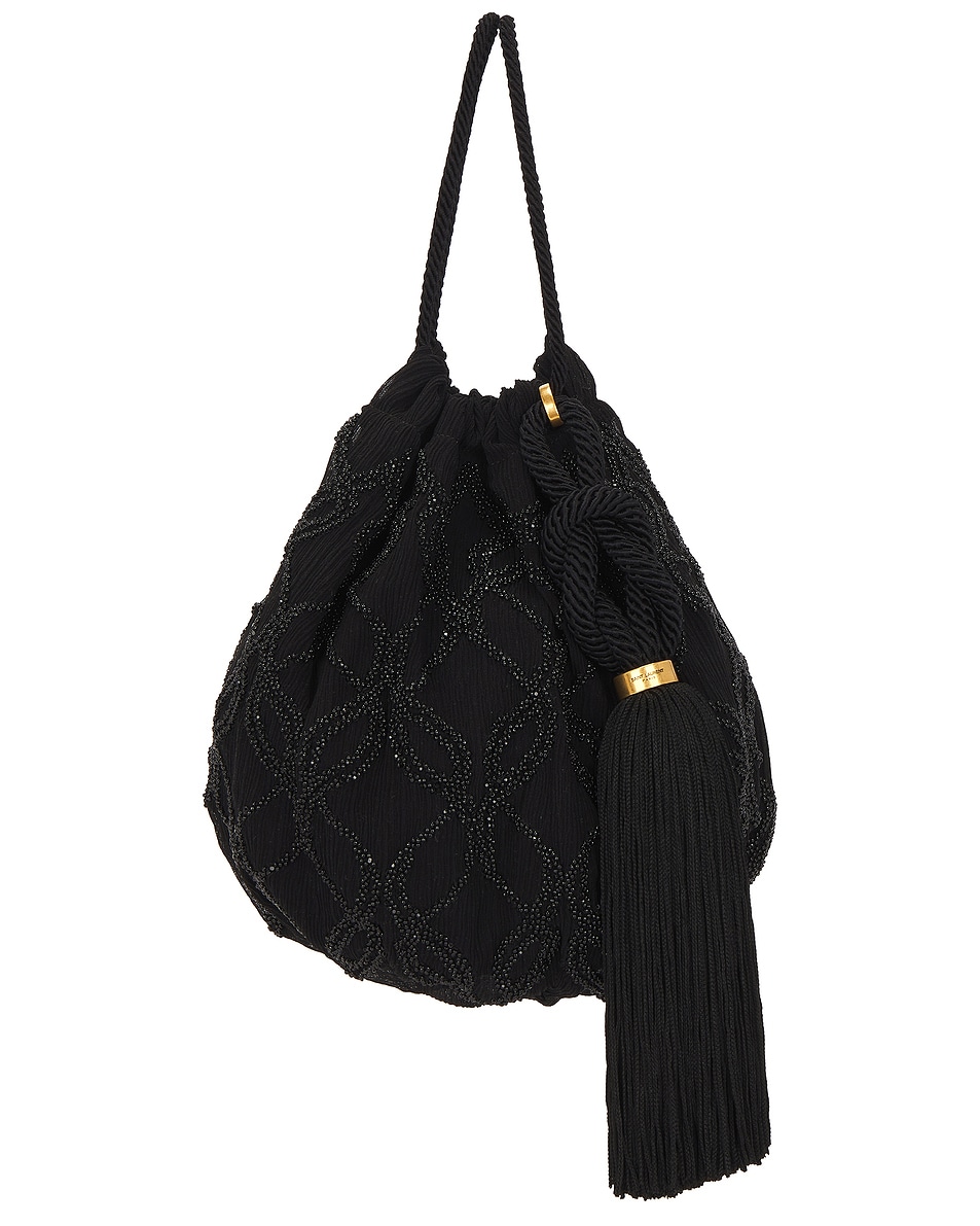 Image 1 of Saint Laurent Pochon On Strap in Nero