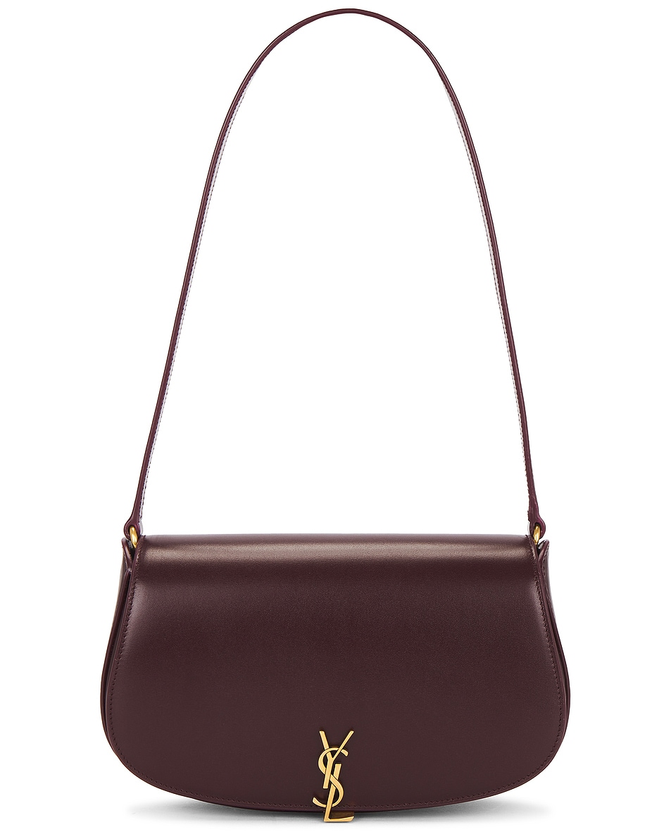 Image 1 of Saint Laurent Mini Shoulder Bag in Rouge Cabernet