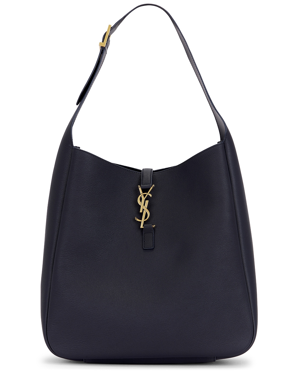Image 1 of Saint Laurent Large Le 5 A 7 Shoulder Bag in Notte