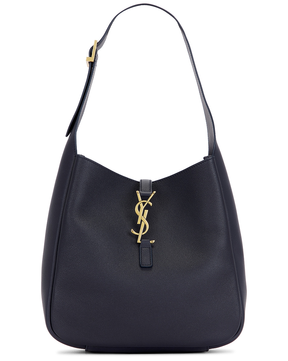 Image 1 of Saint Laurent Small Le 5 A 7 Shoulder Bag in Notte