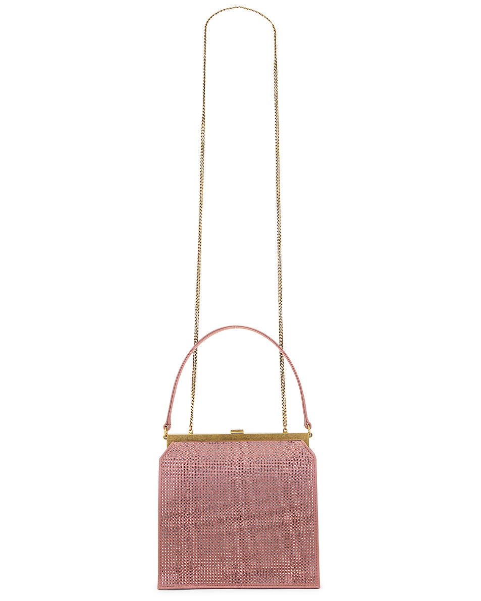 Image 1 of Saint Laurent Nuit Blanche Chain Bag in Elderberry