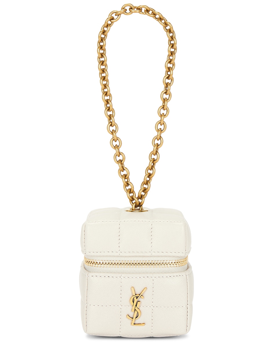 Image 1 of Saint Laurent YSL Cube Bag in Crema Soft