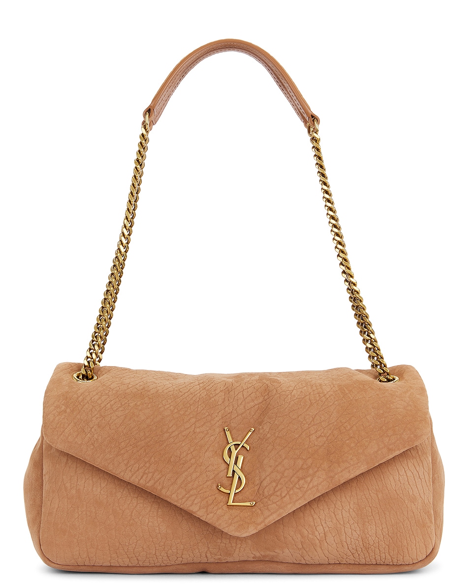 Image 1 of Saint Laurent Medium Calypso Bag in Honey Caramel
