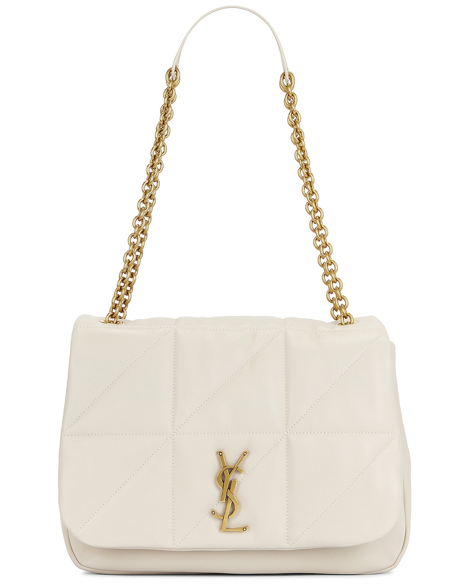 Image 1 of Saint Laurent Medium Jamie 4.3 Chain Bag in Crema Soft