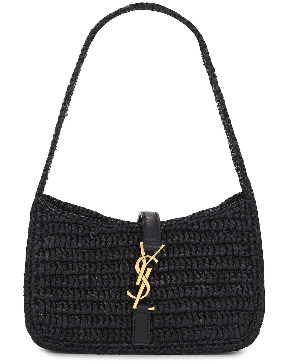 Image 1 of Saint Laurent Mini Le 5 A 7 Hobo Bag in Nero