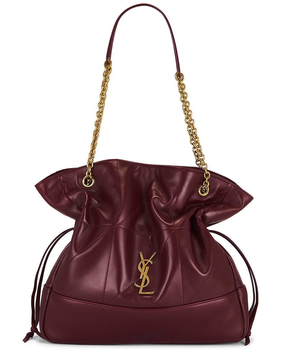 Image 1 of Saint Laurent Large Jamie 4.3 Pochon Bag in New Dark Bordeaux