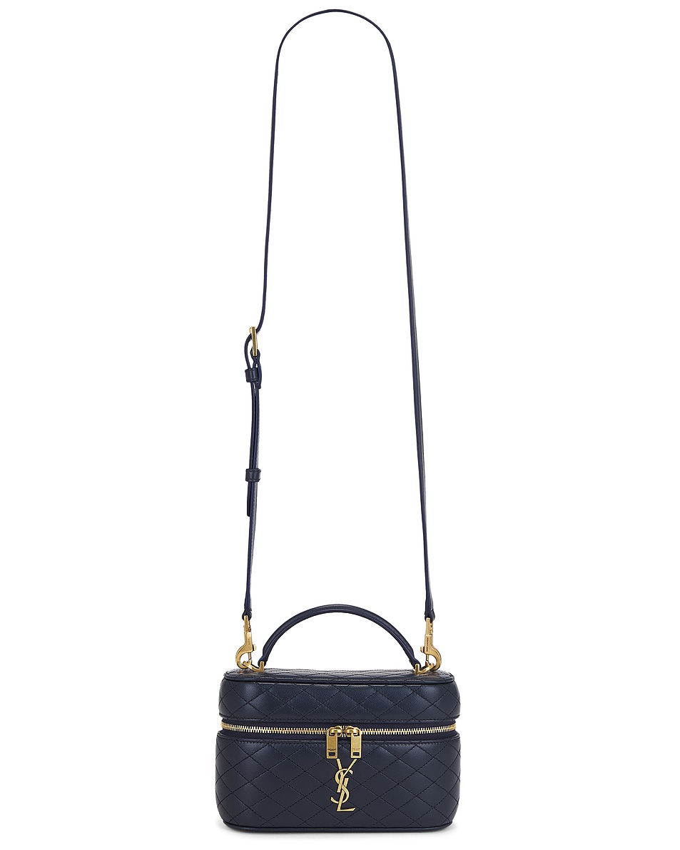 Image 1 of Saint Laurent Mini Gaby Vanity Bag in Marine