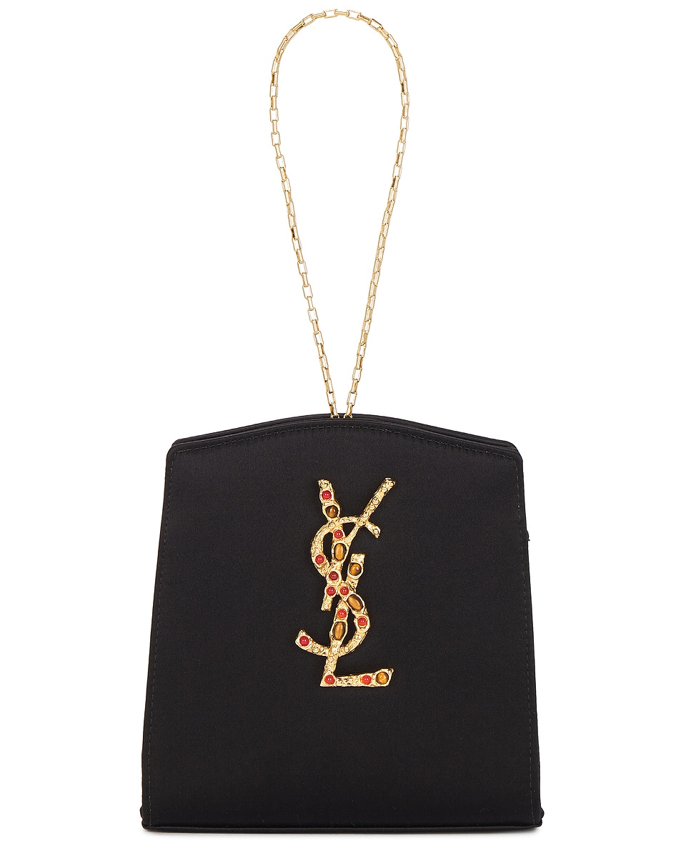 Image 1 of Saint Laurent Mini Sac Bijou Bag in Nero