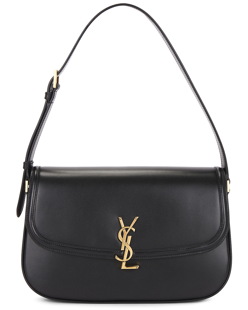 Image 1 of Saint Laurent Large Solferino Bag in Nero