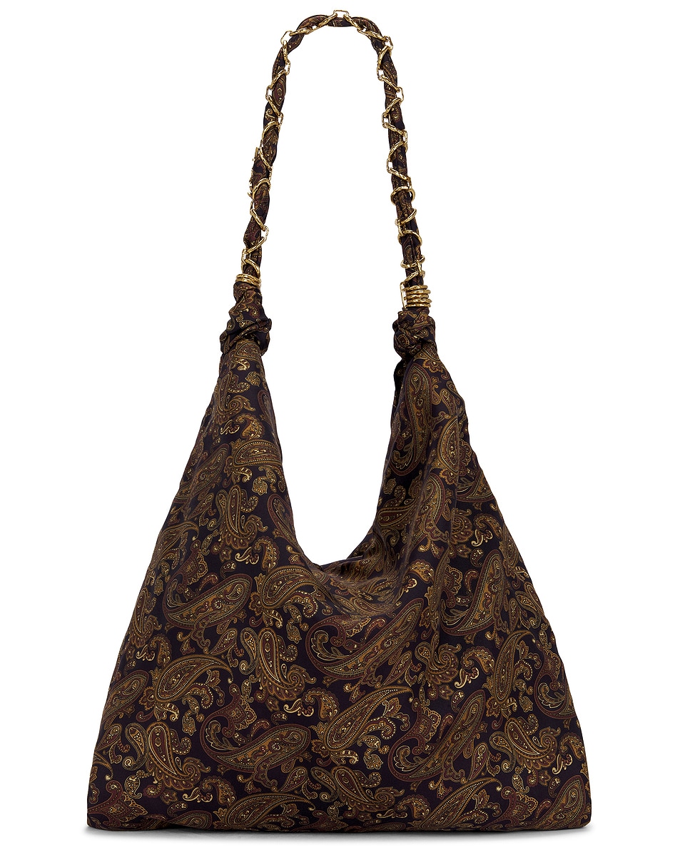 Image 1 of Saint Laurent Large Sac Flat Bag in Night & Fantasy