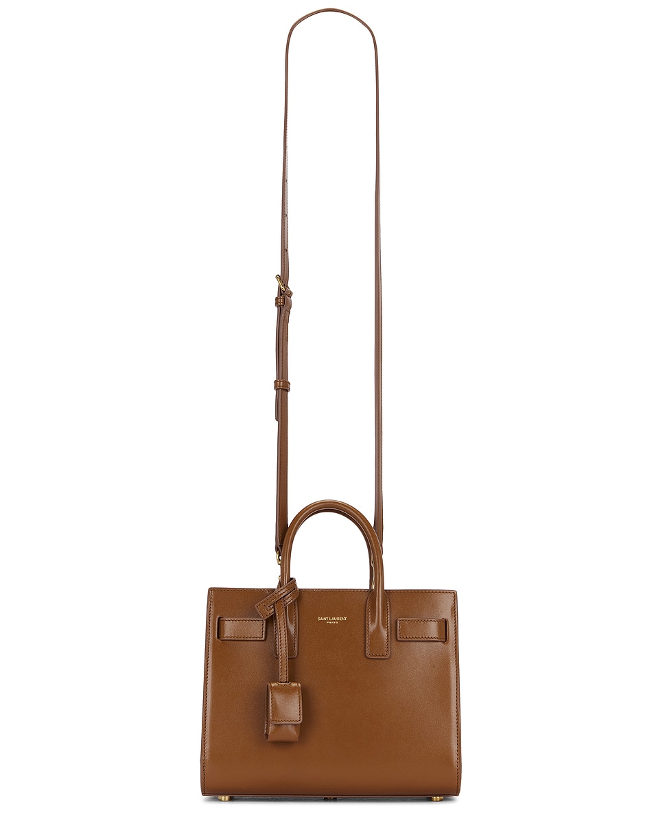 Image 1 of Saint Laurent Nano Sac De Jour Carryall Bag in Fox