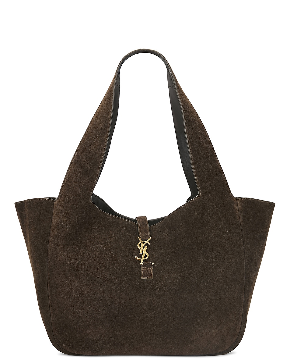Image 1 of Saint Laurent Bea Tote Bag in Light Musk