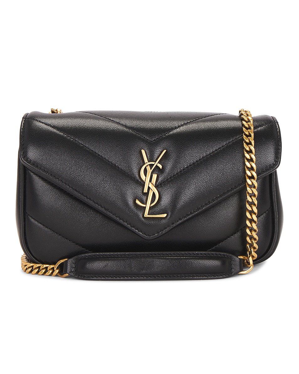 Image 1 of Saint Laurent Toy Loulou Bag in Nero