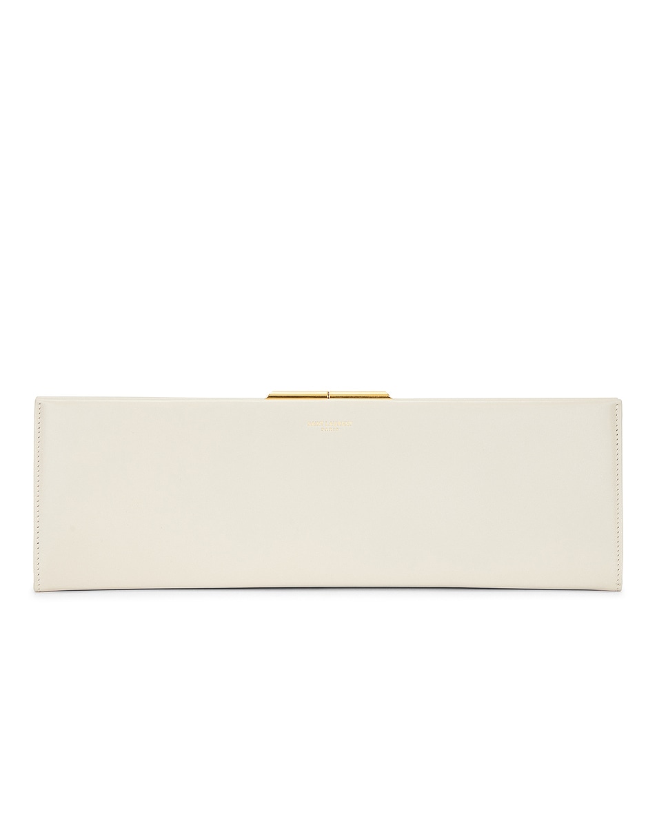 Image 1 of Saint Laurent Large Midnight Pochette in Crema Soft