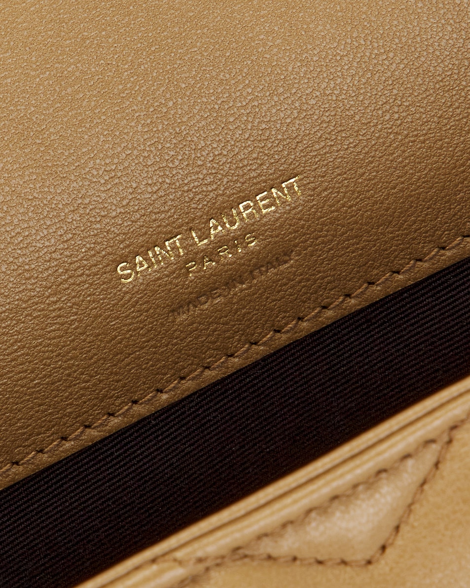 Image 7 of Saint Laurent Large Loulou Bag in Natural Tan