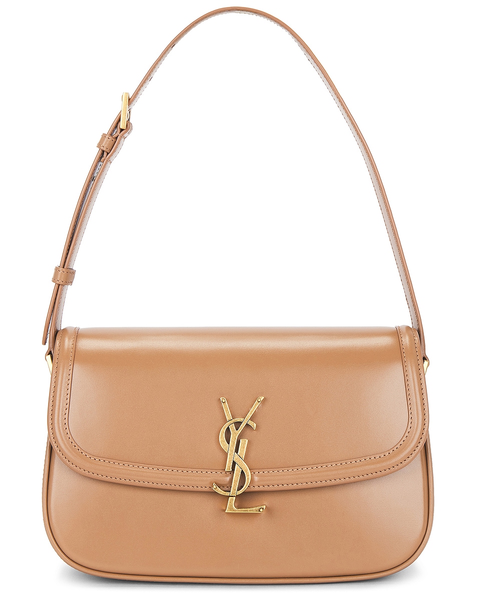 Image 1 of Saint Laurent Medium Solferino Bag in New Hazelnut