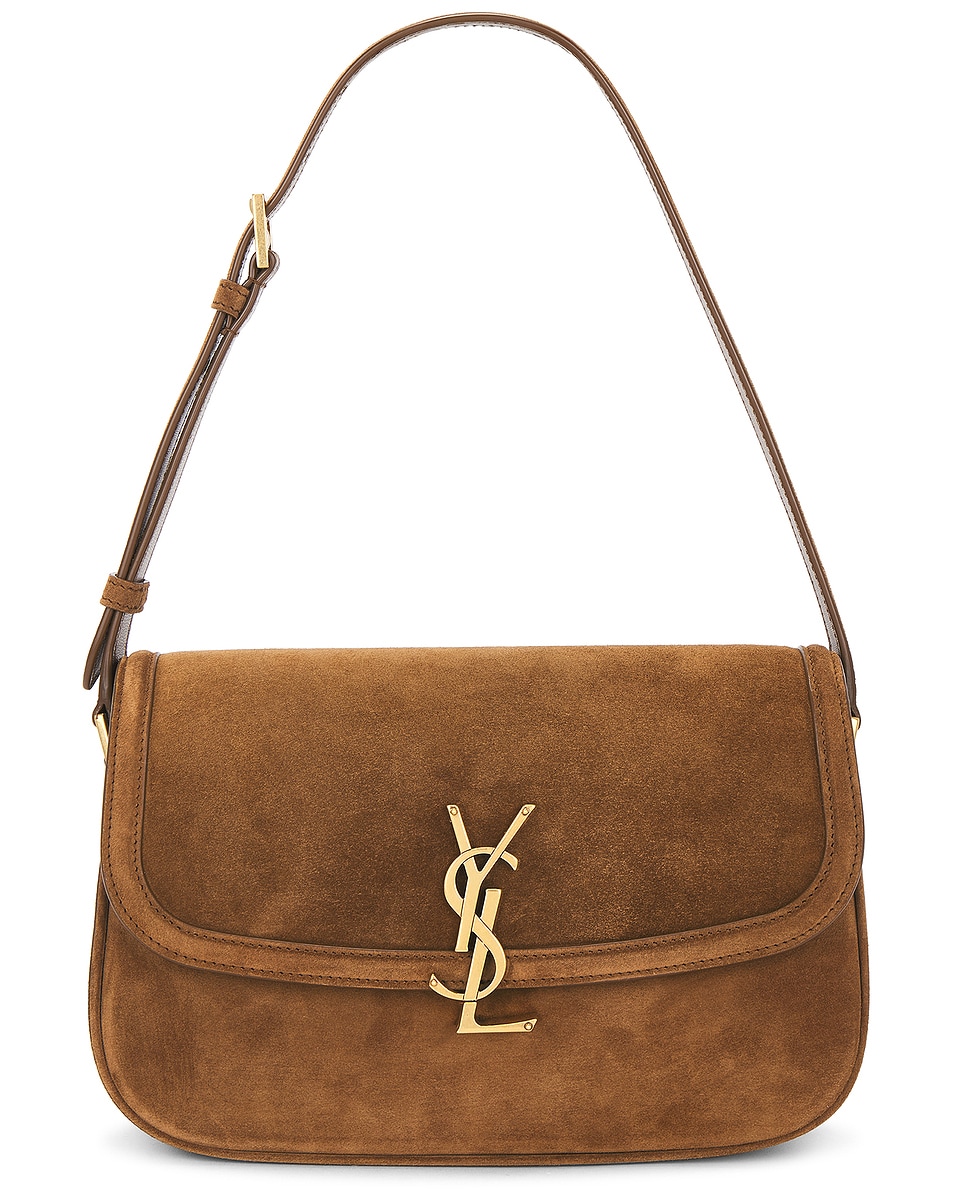 Image 1 of Saint Laurent Medium Solferino Bag in Orange Caramel Cognac
