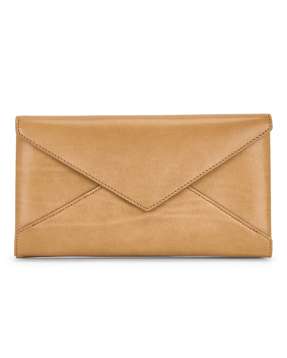Image 1 of Saint Laurent Large Flap Wallet in Natural Tan