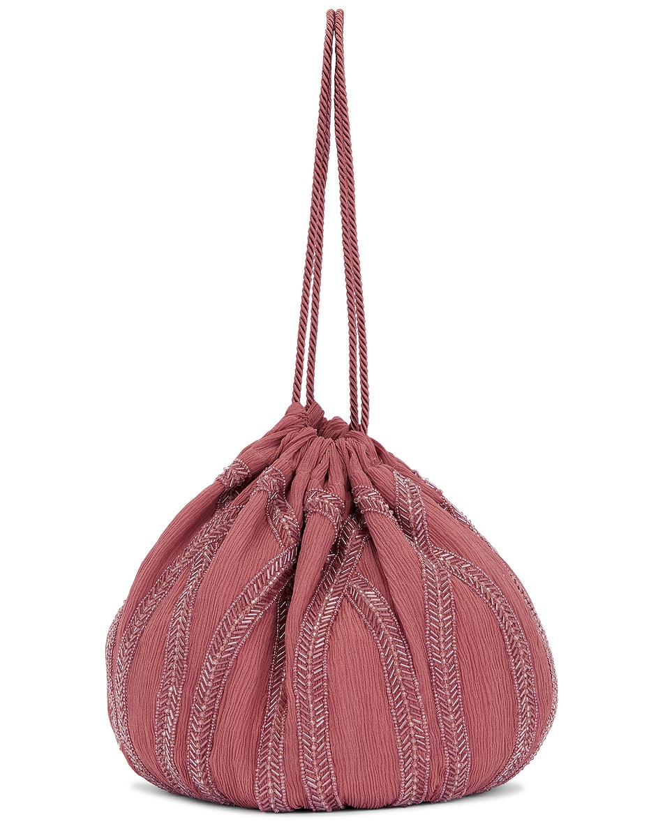 Image 1 of Saint Laurent Pochon Supple Bag in Dragee