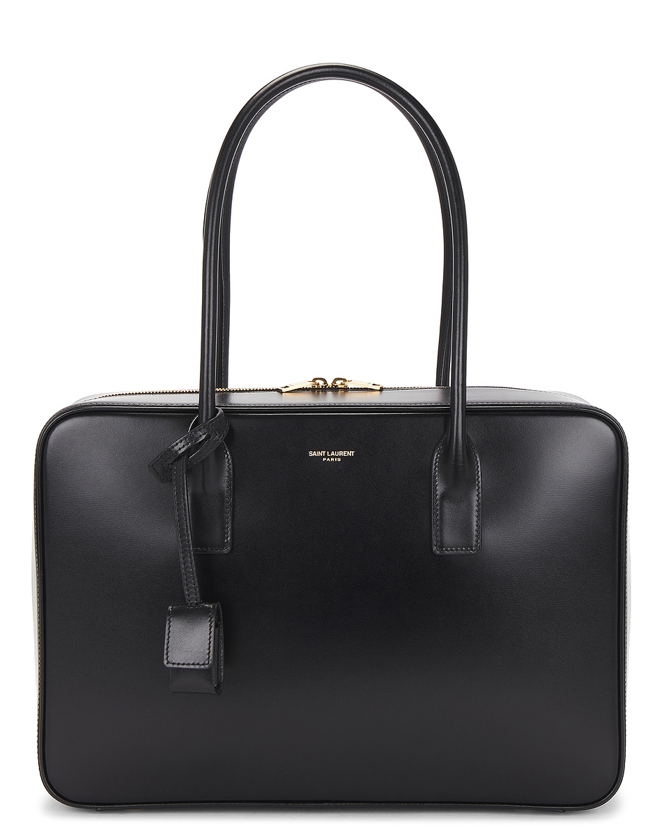 Image 1 of Saint Laurent SLP Bauletto Bag in Nero