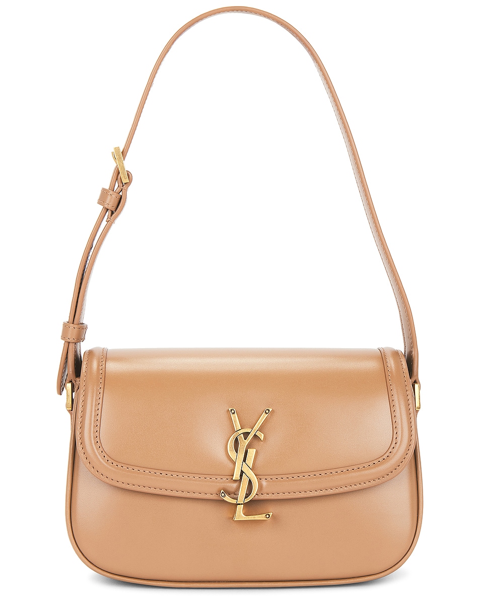 Image 1 of Saint Laurent Mini Solferino Bag in New Hazelnut
