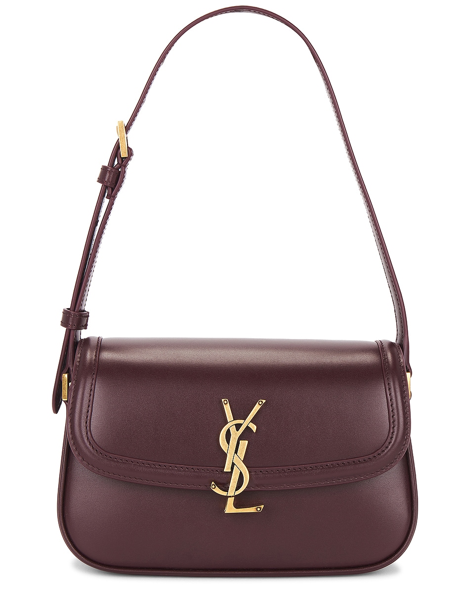 Image 1 of Saint Laurent Mini Solferino Bag in Hot Wine